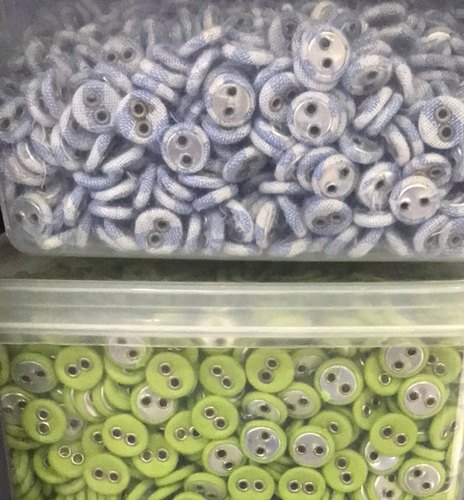 Round Fabric Buttons, for Garments Use, Size : Standard