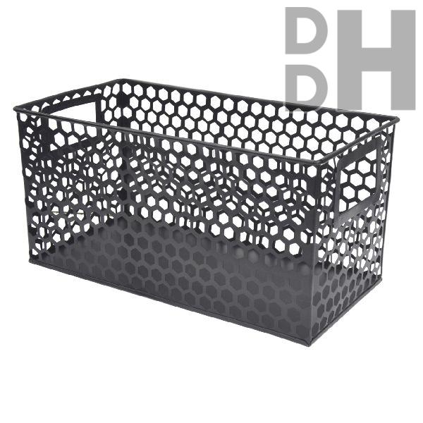 Hexagon Rectangular Polished Perforated Iron Basket, for Kitchen Use, Feature : High Quality, Rust Proof