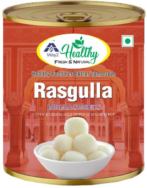 WAY2HEALTHY Canned Sponge Rasgulla, Purity : 100%