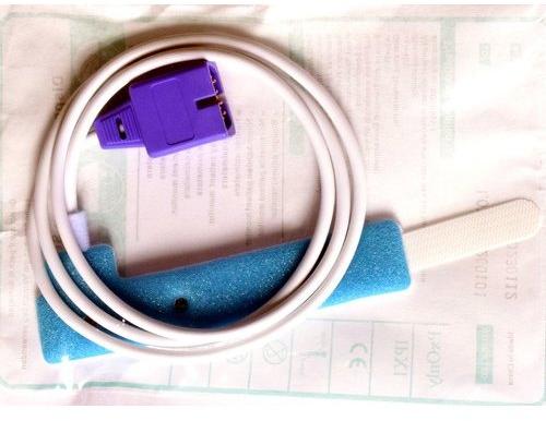 Disposable 9 Pin Velpro Spo2 Sensor, Color : White