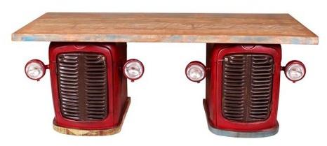 Rectangular Tractor Dining Table