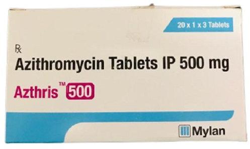 Mylan Azithromycin 500mg Tablets, Packaging Type : Blister
