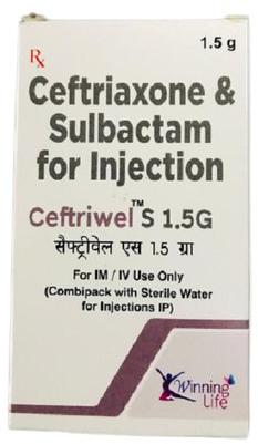 Winning Life ceftriaxone sulbactam injection, Packaging Type : Vial