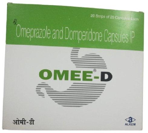 ALKEM OMEPRAZOLE AND DOMPERIDONE CAPSULES, Packaging Type : Box