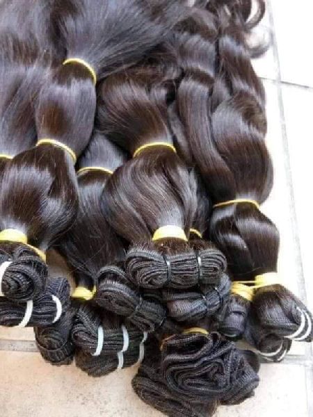 Weft wavy hair, for Parlour, Personal, Length : 10-20Inch, 15-25Inch