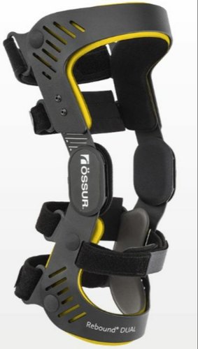 Polyester Ligament Injury Knee Brace, Color : Black