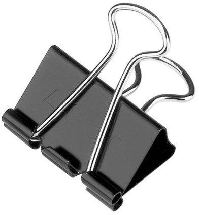 Metal Binder Clip, Color : Black