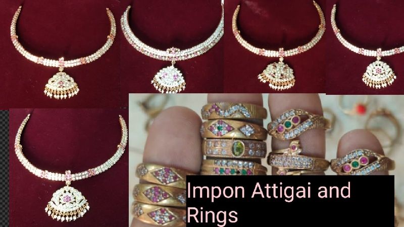 Polished American Diamond Impon Rings, Feature : Fine Finishing, Light Weight, Unique Designs