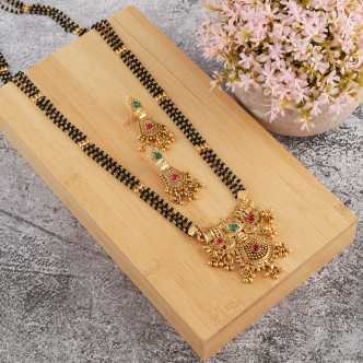 Gold plated mangalsutra, Size : 15mm, 20mm, 25mm