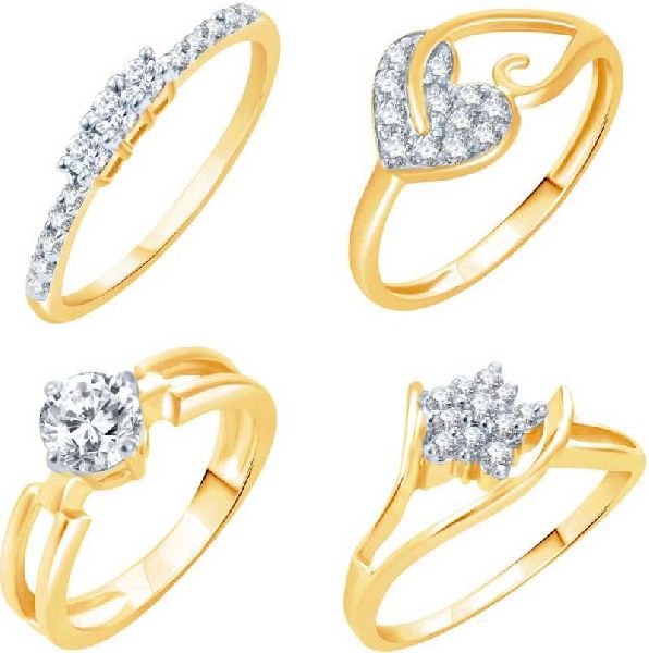 Metal Gold Plated Rings, Size : Standard