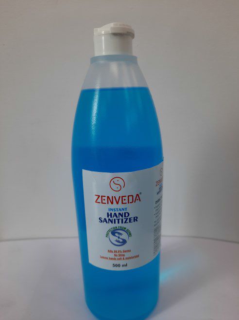 Zenveda 500ml Hand Sanitizer, Certificate : FDA Certified