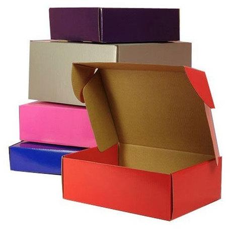 Paper Colored Corrugated Box, for Food Packaging, Goods Packaging, Feature : Durable, Light Weight