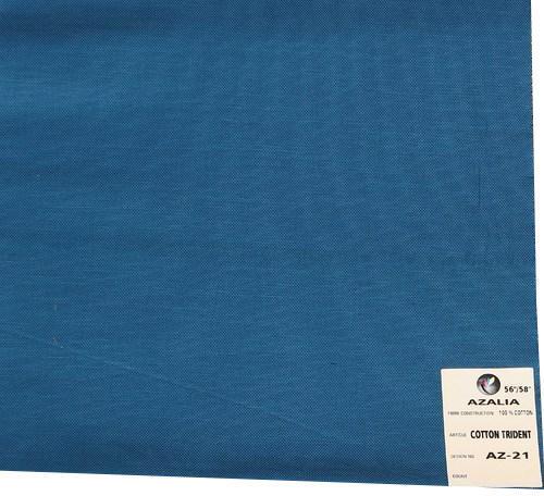 Azalia Plain Shirting Fabric, Packaging Size : 125 Meter