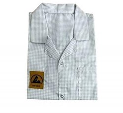 SPROTECTION Polyester Anti Static lab coat, Color : White