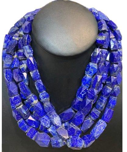 Lapis Lazuli Stone Necklace, Packaging Type : Packet