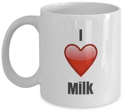 Ceramic Milk Mug, Pattern : Printed