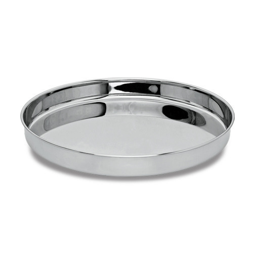 Polished Stainless Steel Plain Thali, Size : Standard