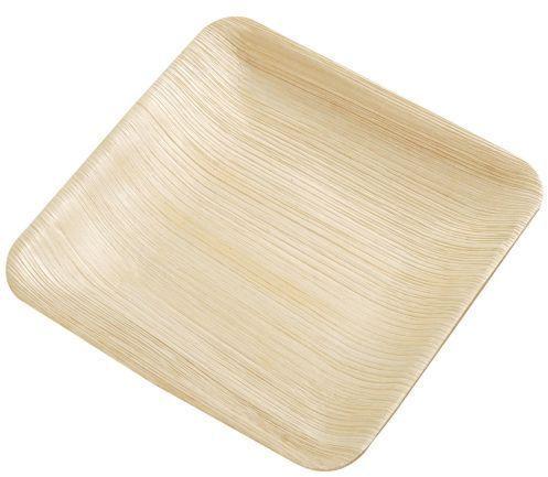 5 Inch Square Areca Leaf Plate, for Serving Food, Feature : High Strength, Fine Finish, Eco Friendly