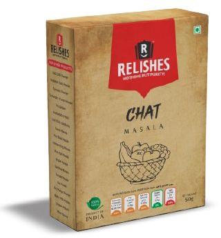 Relishes Blended Chat Masala, Packaging Size : 50gm, 100gm