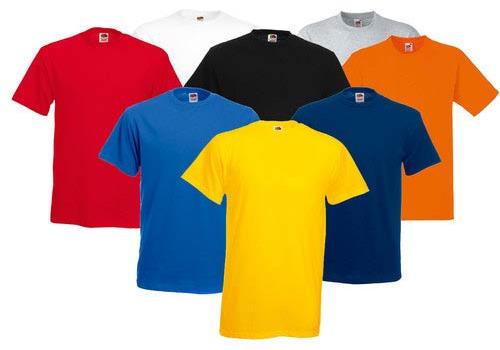Plain Cotton Mens Round Neck T-shirts