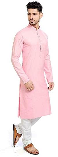 Silk Plain Mens Traditional Kurta Pajama, Occasion : Party Wear
