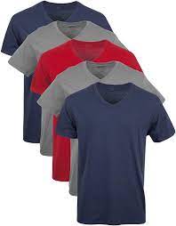 Cotton Plain Mens V Neck T-Shirts, Occasion : Casual Wear