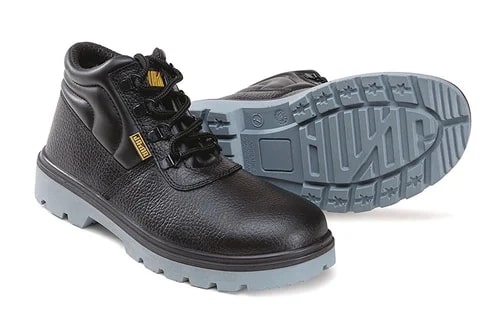 Jama Leather Safety Shoes, Outsole Material : PU