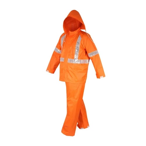 Plain PVC Reflective Rain Suit, Gender : Unisex