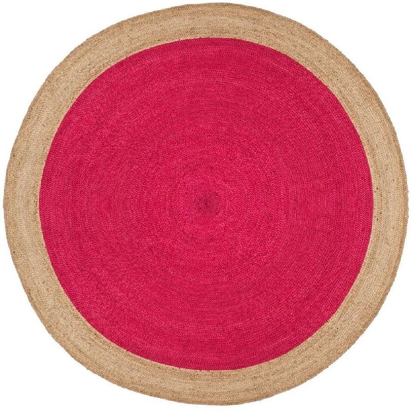 Oval Smooth Handmade jute rug, for Rust Proof, Each To Handle, Packaging Type : Plastic Bag