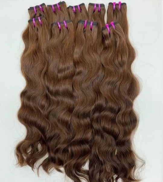 Brown Wavy Hair Extension, for Personal, Gender : Female