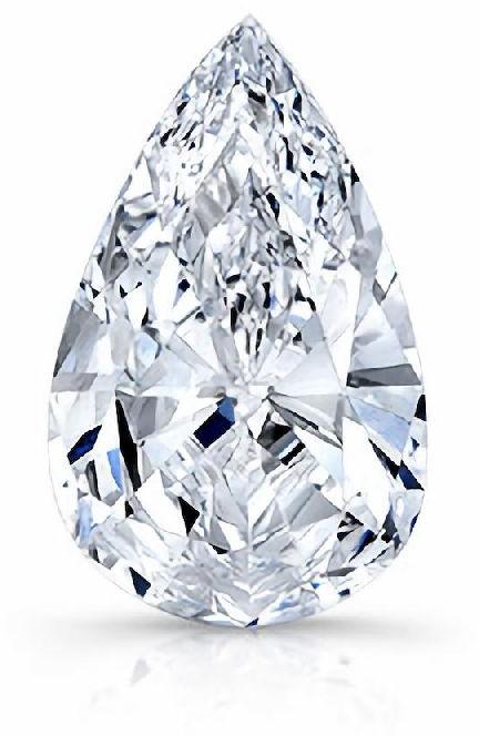 Polished Pear Cut Diamonds, Purity : VVS1, VVS2