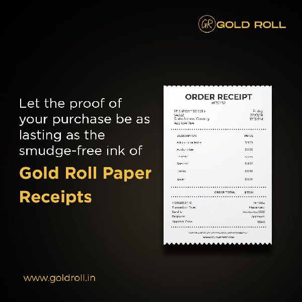 Printed Thermal Paper Roll