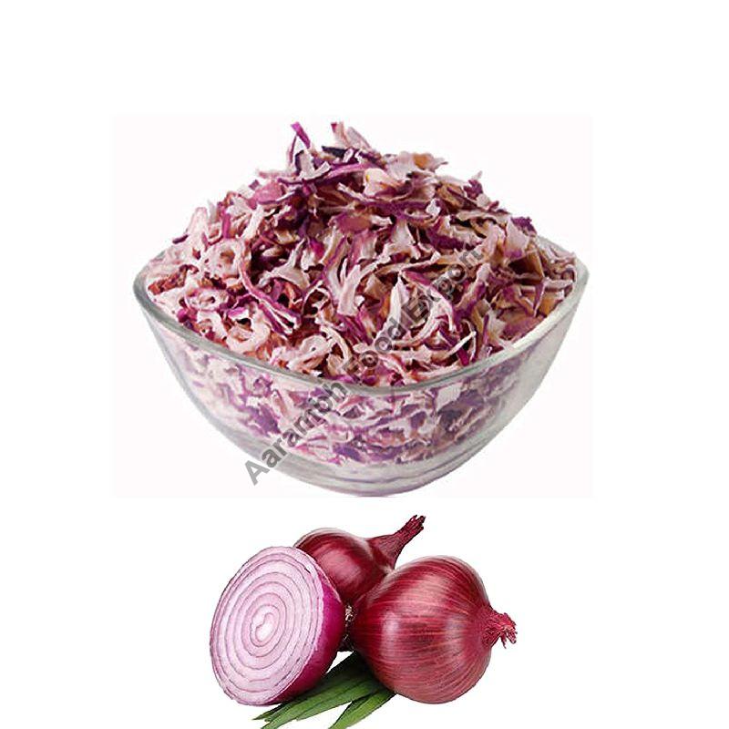Dehydrated Red Onion Kibbled, for Cooking, Style : Dried