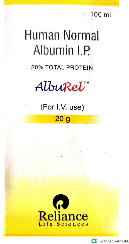 Alburel Injection, Form : Liquid