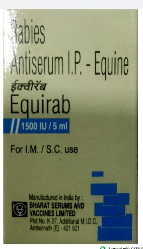 Equirab Injection, Form : Liquid