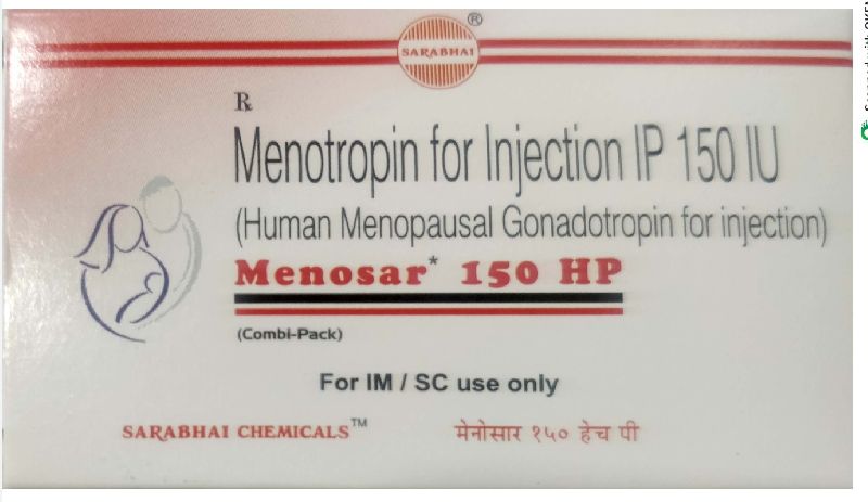 Liquid Menosar 150 HP Injection, Composition : Menotropin