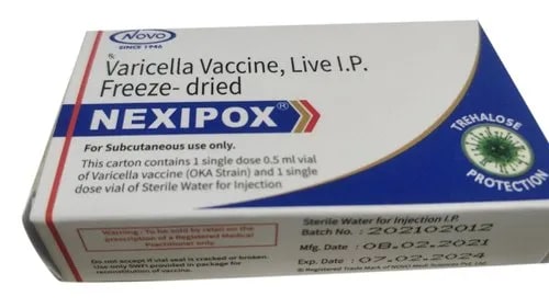 Nexipox hepabsv 100 iu injection, Shelf Life : 2 Year