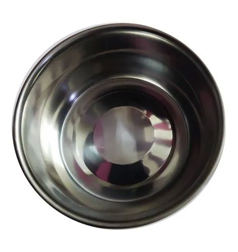Polished Plain Stainless Steel Bowl, Size : 16.5cm x 16.5cm x 7 cm
