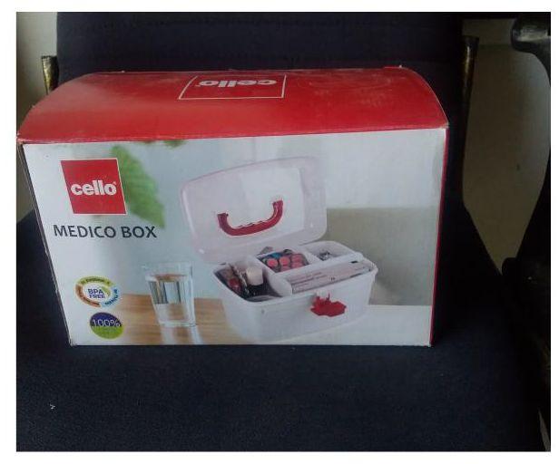 Polished Plain Robust High Grade Abs Plastic First Aid Box, Shape : Rectangular
