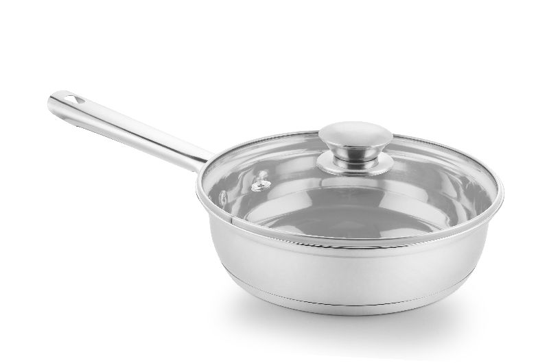 Stainless Steel Fry Pan, Feature : Attractive Design, Heat Resistance, Magnetic