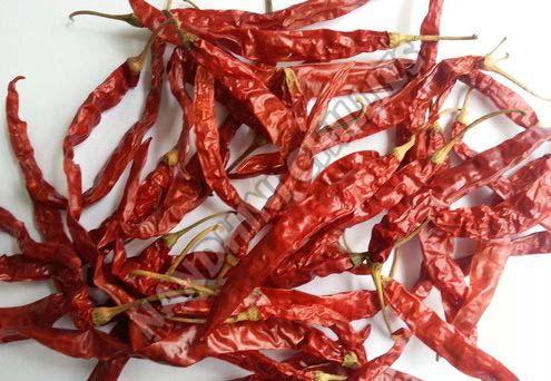 273 Dried Red Chilli with Stem, Specialities : Rich In Taste, Good Quality