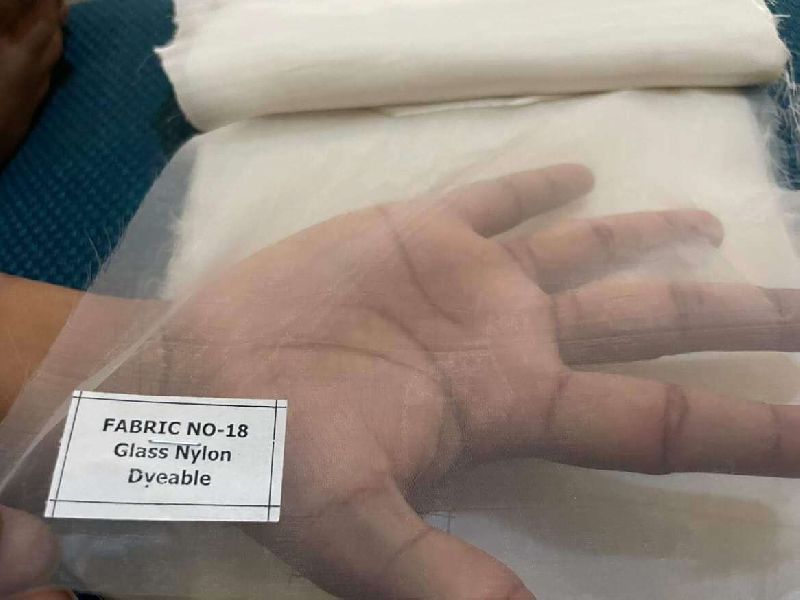 Glass Nylon Dyeable Fabric, for Garments, Technics : Machine Wash