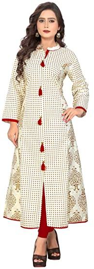 Cotton A Line Kurti, Size : S, M, XL, XXL