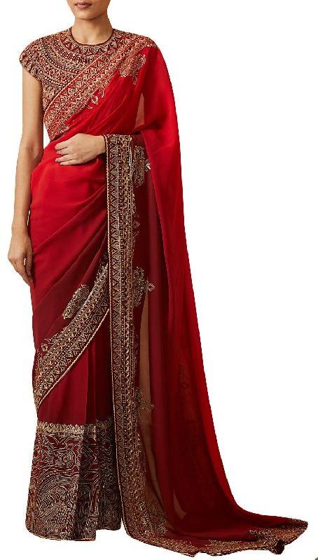 Embroidered Saree