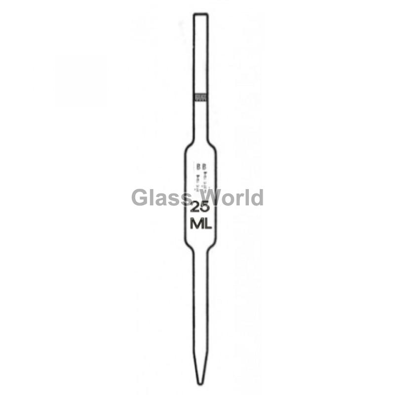 Glass Volumetric Pipettes, for Chemical Laboratory, Size Standard
