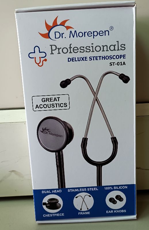 Dr. Morepen ST-01A Professionals Deluxe Stethoscope