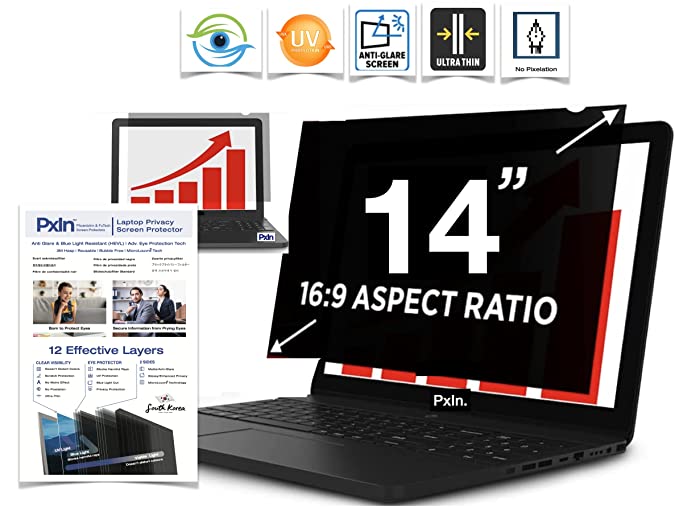 PxIn 14 Inch (169) Privacy Screen Filter NO Eye Strain at Rs 1,795