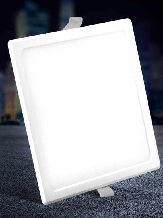 GreatWhite Square Ceramic LED Rimless Light, Voltage : 220 V