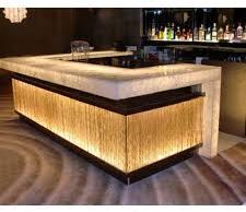 Polished Aluminium bar counters, for Reception, Feature : Easy To Clean, High Strength, Quality Tested