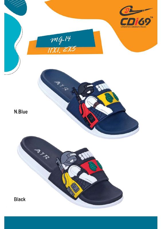 CDI Printed Rexin Coco-14 Boys Flip Flops, Style : Modern